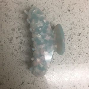 Eternally in Amber Blue Marble Clip